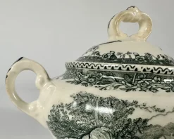Clearance Pamono Coffee Serving Set in Green Burgenland from Villeroy & Boch, 1980s, Set of 9