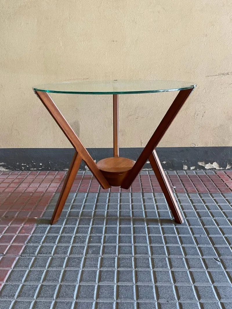 Pamono Coffee Table with Checkerboard> Game Tables
