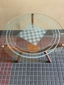 Pamono Coffee Table with Checkerboard> Game Tables