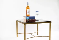 Pamono Coffee Table with Smoked Glass Top, 1960s><noscript><img width=