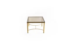 Pamono Coffee Table with Smoked Glass Top, 1960s><noscript><img width=
