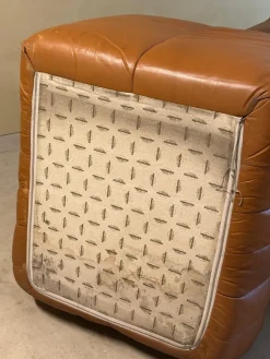 Outlet Pamono Cognac Leather Panto Lounge Chairs by Marc Held for Dunlopillo, 1970s, Set of 2