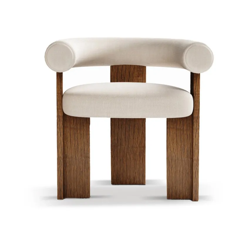 New Pamono Collector Modern Cassette Chair in White Fabric and Smoked Oak by Alter Ego