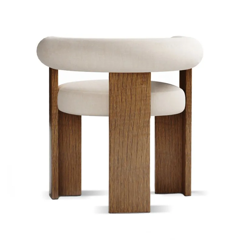 New Pamono Collector Modern Cassette Chair in White Fabric and Smoked Oak by Alter Ego