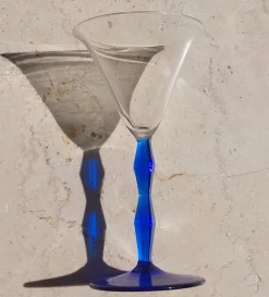 Pamono Collector's Glasses attributed to Joseph Hoffman and Venini, 1920s, Set of 2><noscript><img width=
