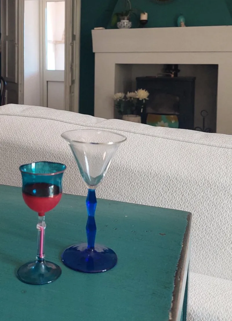 Pamono Collector's Glasses attributed to Joseph Hoffman and Venini, 1920s, Set of 2> Glassware