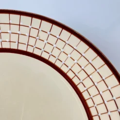 Pamono Colmar Dinner Plates from Longchamp, 1930s, Set of 4><noscript><img width=