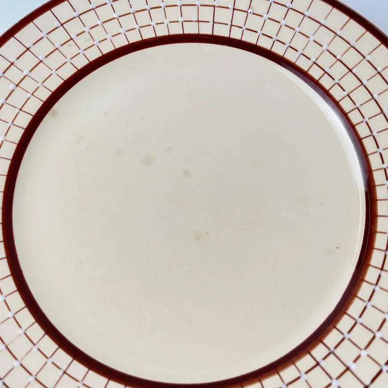 Pamono Colmar Dinner Plates from Longchamp, 1930s, Set of 4> Dinner Plates & Bowls