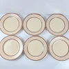 Pamono Colmar Dinner Plates from Longchamp, 1930s, Set of 6> Dinner Plates & Bowls