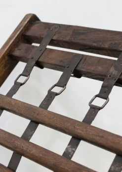 Pamono Colonial Deck Chair in Teak and Iron, 1960s><noscript><img width=