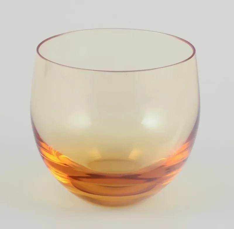 Hot Pamono Colored Water Glasses by Moser for Karlsbad, Czech Republic, 1940s, Set of 5