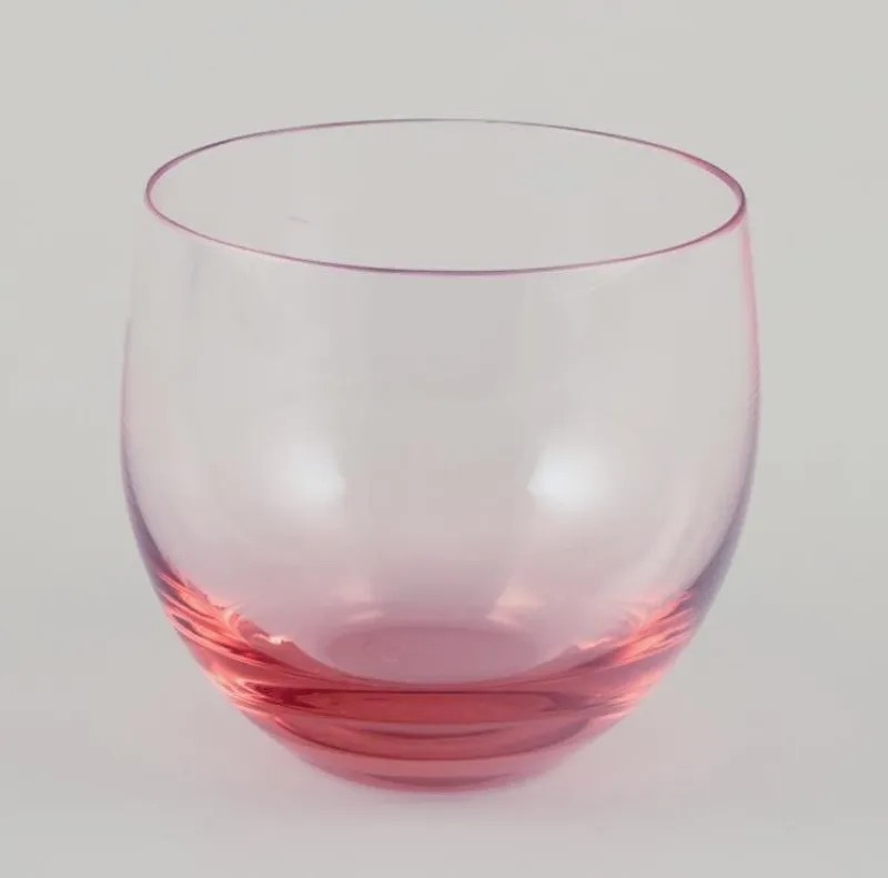Hot Pamono Colored Water Glasses by Moser for Karlsbad, Czech Republic, 1940s, Set of 5