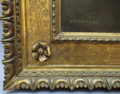 Pamono Colsnittier, Portrait of Man, 18th Century, Oil on Canvas, Framed><noscript><img width=