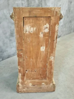 Best Pamono Column Church Column Wooden Pedestal, 1890s