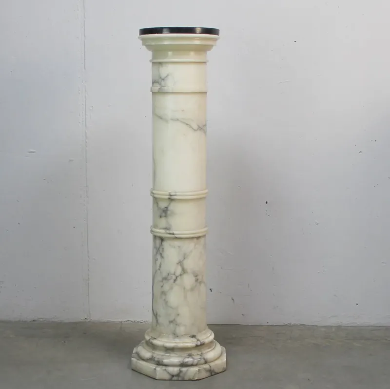 Pamono Column in Alabaster and Marble, 1930s