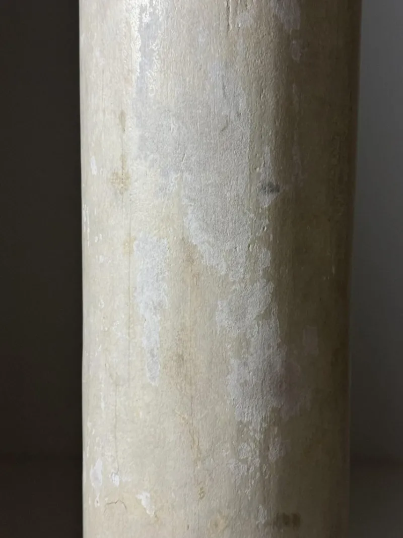 Pamono Columns with Gilded Capitals, 18th Century, Set of 2> Pedestals And Columns