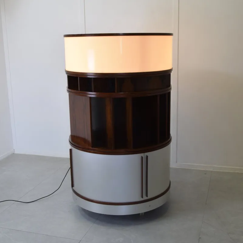 New Pamono Combi Center Series Storage Unit with Wooden Frame by Joe Colombo, 1960s
