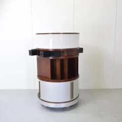 New Pamono Combi Center Series Storage Unit with Wooden Frame by Joe Colombo, 1960s