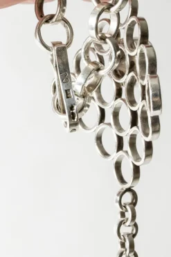Pamono Combined Silver Ring and Bracelet by Cecilia Johansson, 1968><noscript><img width=