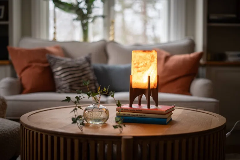 Pamono Comet Classic Amber Table Lamp by Material Lights> Table Lamps