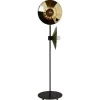 Pamono Cometa Floor Lamp in Gold Fractale by Radar> Floor Lamps