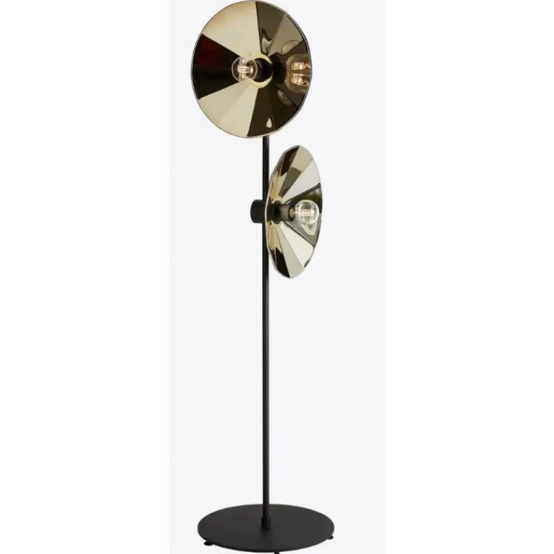 Pamono Cometa Floor Lamp in Gold Fractale by Radar> Floor Lamps
