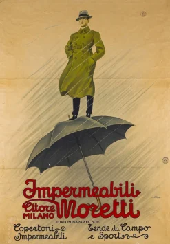 Outlet Pamono Commercial Printing by Leopoldo Metlicovitz for Ettore Moretti,1926