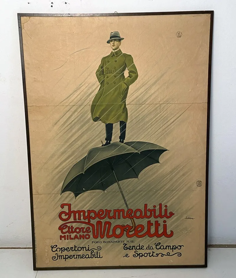 Outlet Pamono Commercial Printing by Leopoldo Metlicovitz for Ettore Moretti,1926