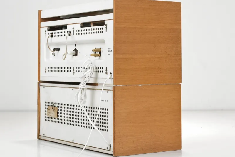 Pamono Compact Device - Atelier 11 + Box L 11 by Dieter Rams for Braun Ag, Germany, 1961, Set of 2> Electronics