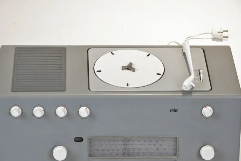 New Pamono Compact Device - Studio 1 by Hans Gugelot and Prof. Herbert Lindinger for Braun Ag, Germany, 1957