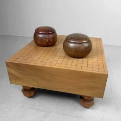Hot Pamono Complete Go Board in Kaya Wood Japan, 1960s, Set of 3