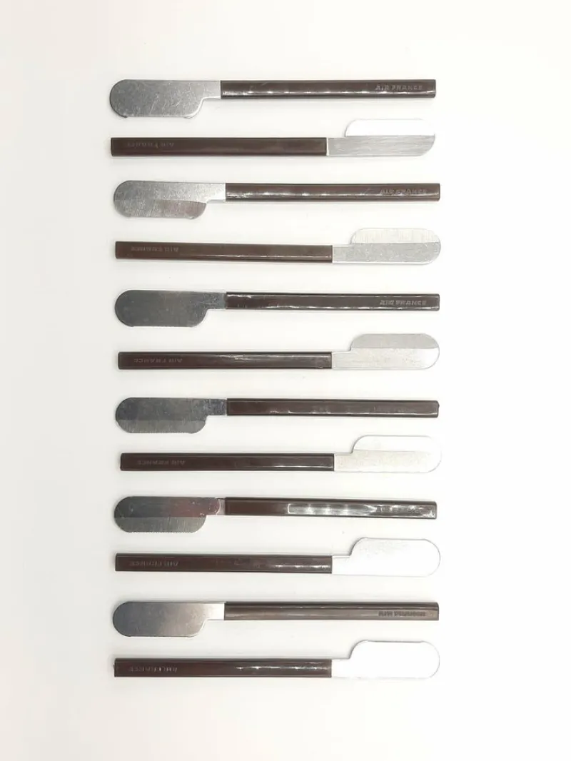 Pamono Concorde Cutlery attributed to Raymond Loewy for Air France, 1970s, Set of 36> Cutlery & Serving Utensils