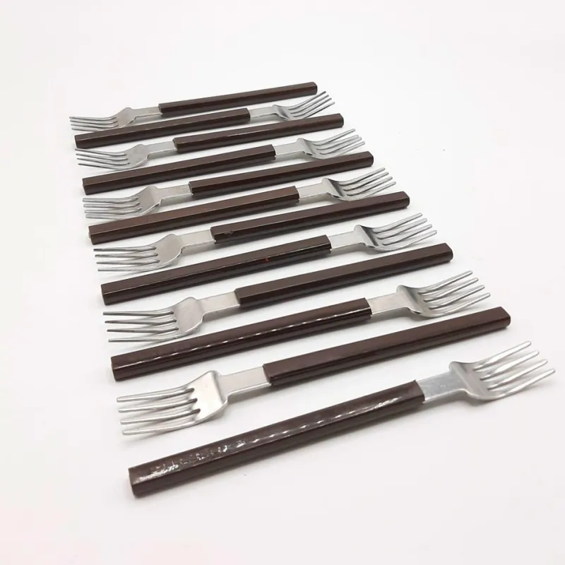 Pamono Concorde Cutlery attributed to Raymond Loewy for Air France, 1970s, Set of 36> Cutlery & Serving Utensils