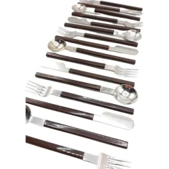 Pamono Concorde Cutlery attributed to Raymond Loewy for Air France, 1970s, Set of 36><noscript><img width=