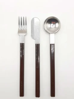 Pamono Concorde Cutlery attributed to Raymond Loewy for Air France, 1970s, Set of 36><noscript><img width=