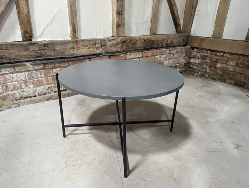 Best Pamono Concrete Top Round Outdoor Table