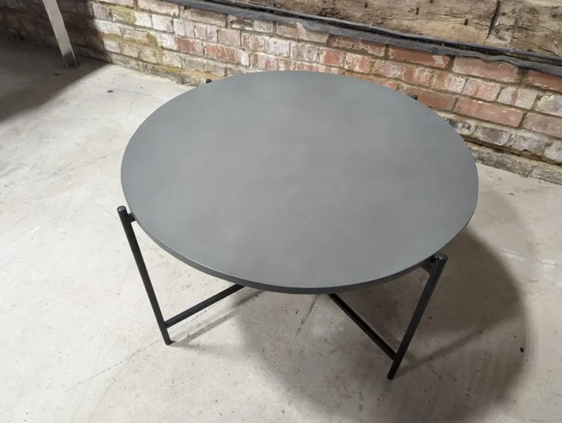 Best Pamono Concrete Top Round Outdoor Table