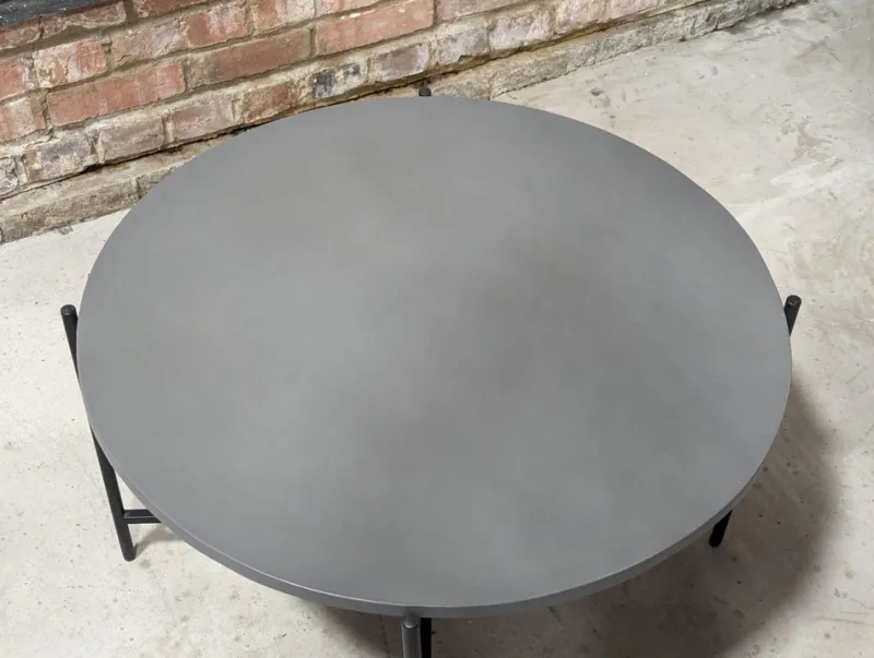 Best Pamono Concrete Top Round Outdoor Table