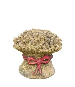 New Pamono Concrete Wheat Sheef Shaped Base Parasol Garden Umbrella, 1960s
