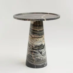 Pamono Cone Side Table in Picasso Marble from Kiwano Concept> Tables