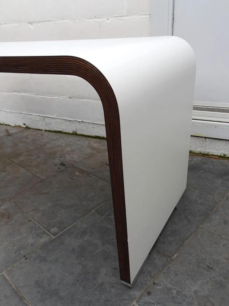 Outlet Pamono Console / Side Desk Produced attributed to the Belgian Company Bergwood, 1970s, attributed to Jules Wabbes