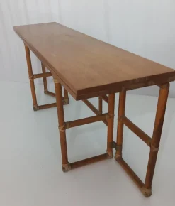 Pamono Console Table by Lyda Levi for McGuire, 1970s