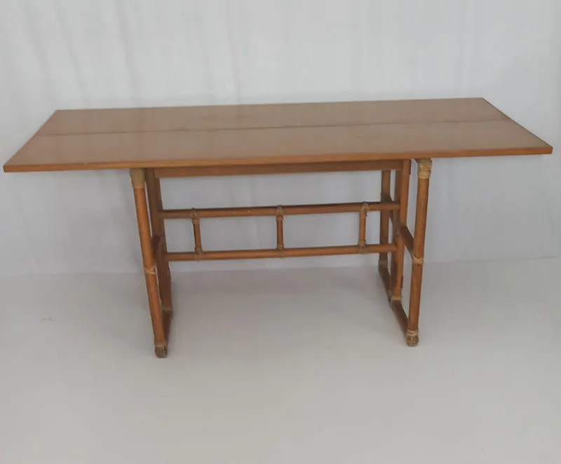 Pamono Console Table by Lyda Levi for McGuire, 1970s