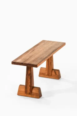 Pamono Console Table in Acid-Stained Pine attributed to Axel Einar Hjorth, 1932><noscript><img width=