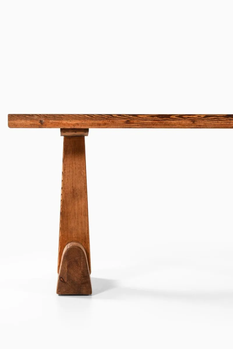 Pamono Console Table in Acid-Stained Pine attributed to Axel Einar Hjorth, 1932> Console Tables