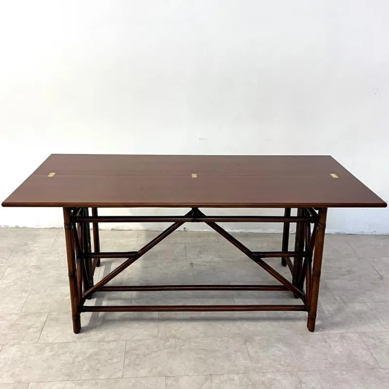 Hot Pamono Console with Flap from Lyda Levi for McGuire, 1970s