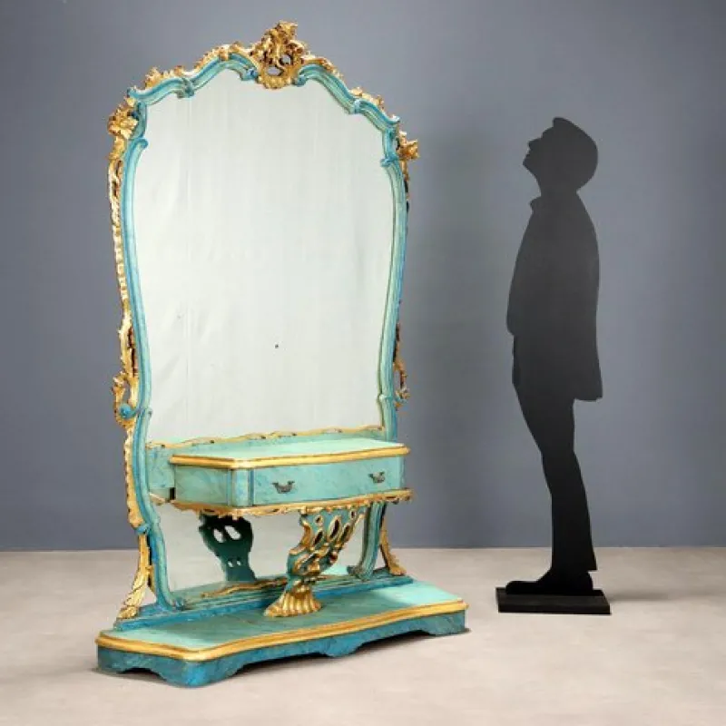 Pamono Console with Mirror