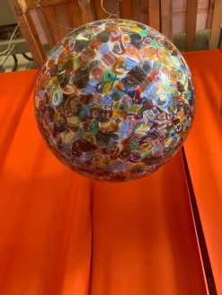 Pamono Contemporany Murrine Sphere Lamp in Murano Style Glass from Simoeng><noscript><img width=
