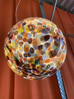 Pamono Contemporany Murrine Sphere Lamp in Murano Style Glass from Simoeng><noscript><img width=