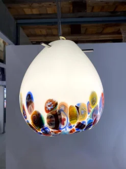 Pamono Contemporany Murrine Sphere Lamp in Murano Style Glass from Simoeng><noscript><img width=